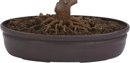 Vista 5 de Bonsai flor de cerezo artificial Nearly Natural 4764, color rosa.