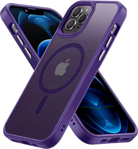 Vista 37 de Funda para iPhone 11, funda magnética con función atril [protección de grado militar] y [compatible con MagSafe], funda protectora delgada