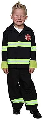 Vista 2 de Disfraz de bombero de Halloween de combate de bomberos elegir
