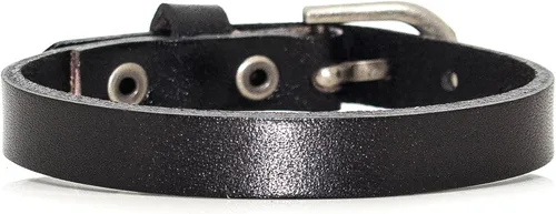 Vista 2 de Xusamss Pulsera de cuero con hebilla de aleación simple de moda, muñeca de 6 a 8 pulgadas, Cuero sintético