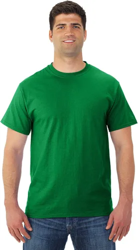 Vista 59 de Jerzees Camiseta pesada con cuello redondo y bolsillo en el pecho para hombre