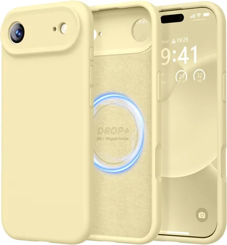 Vista 377 de LOVE 3000 Diseñada para Funda iPhone Air, Silicona Premium [Compatible con Magsafe][Forro de Microfibra Suave Anti-Rayones] Funda Protectora