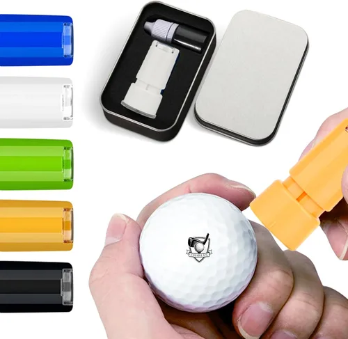 Vista 7 de Drawelry Marcadores de sello de pelota de golf con nombre personalizado, sello de pelota de golf autoentintado, reutilizable, impermeable