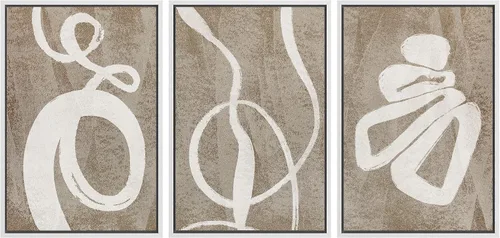 Vista 60 de SIGNWIN Lienzo enmarcado para pared, juego de arte dramático de cielo tormentoso, ilustraciones de paisaje nuboso Moody, arte moderno decorativo
