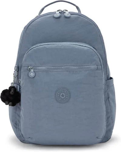Vista 30 de Kipling Seúl - Mochila pequeña para tableta, diseño de flores acuáticas, talla única