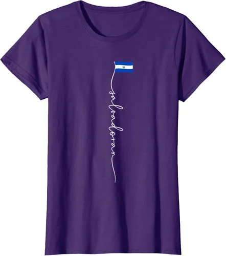 Vista 9 de Camiseta con la bandera salvadoreña de El Salvador