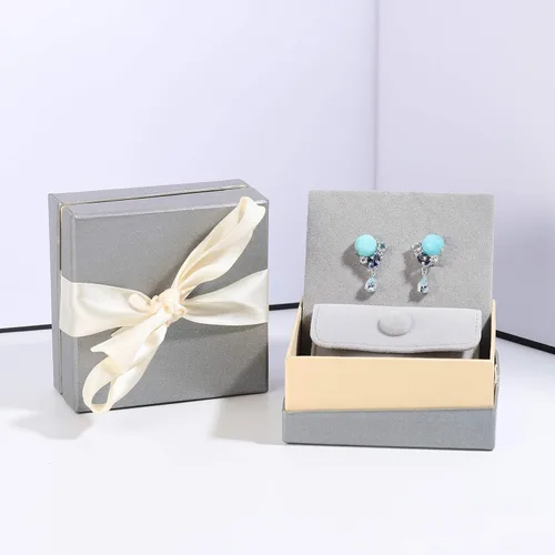 Vista 2 de Gems Beauty - Pendientes colgantes de plata de ley hechos a mano con topacio azul natural de Tiendayte