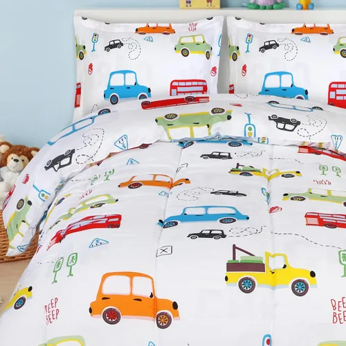 Vista 9 de Utopia Bedding - Juego de edredón de unicornio para todas las estaciones con 2 fundas de almohada, juego de cama de 3 piezas de microfibra cepillada