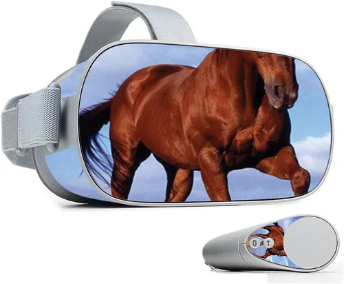 Vista 15 de MightySkins Skin compatible con Oculus Go Mobile VR - Alpacalypse Cubierta protectora de vinilo duradera y única Fácil de aplicar, quitar