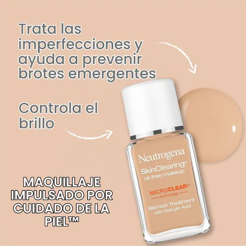 Vista 2 de Neutrogena Skinclearing Maquillaje líquido