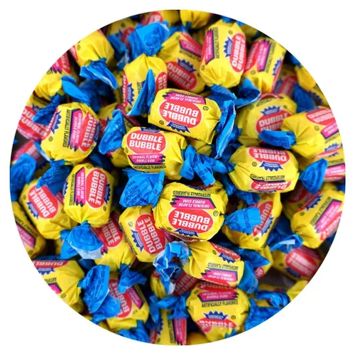 Vista 6 de Hampton Popcorn & Candy Company - Goma de mascar con sabor a fruta doble surtido, bolsa a granel de 1 libra (aproximadamente 70 piezas) - Goma