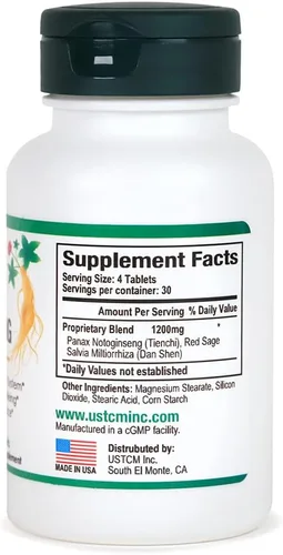 Vista 2 de Panax Notoginseng Tablet - Sistema circulatorio saludable