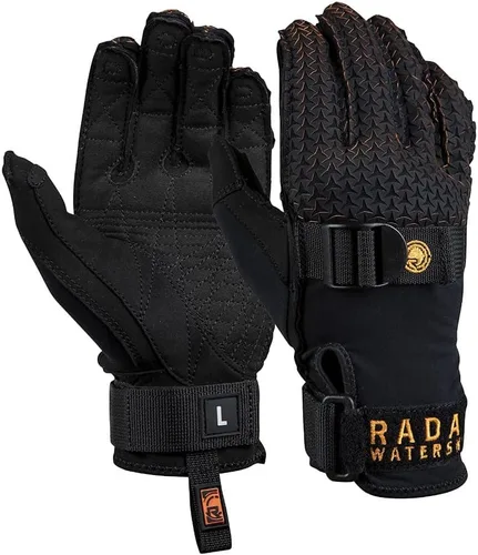 Vista 9 de Radar Guantes deportivos acuáticos Hydro-A para hombre, palma de agarre adhesivo Amara, cierre PowerPull, corte láser, dedos precurvados, ajuste sin
