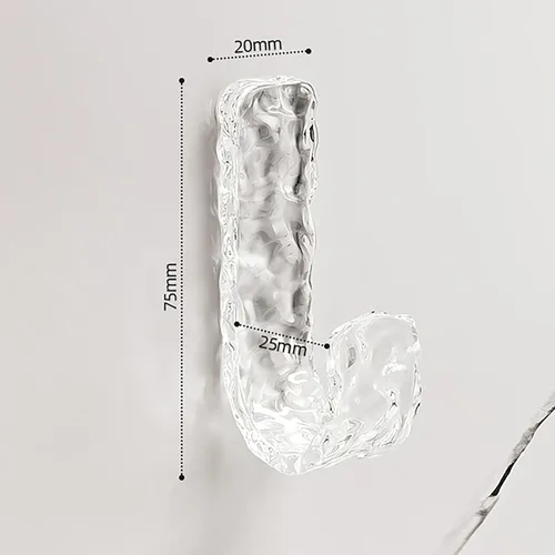 Vista 2 de Ganchos de pared adhesivos acrílicos para colgar toallas, sombreros, llaves, abrigos, ganchos para puerta delantera, escritorio, baño, cocina, sala