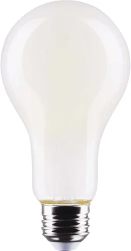 Vista 2 de Satco S12445 Bombilla LED de filamento A21 de alto lúmenes, repuesto de 125 W, blanco, 17 vatios