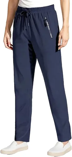 Vista 10 de Pantalones casuales de seda de hielo ultra elásticos para mujer de más de 50 años