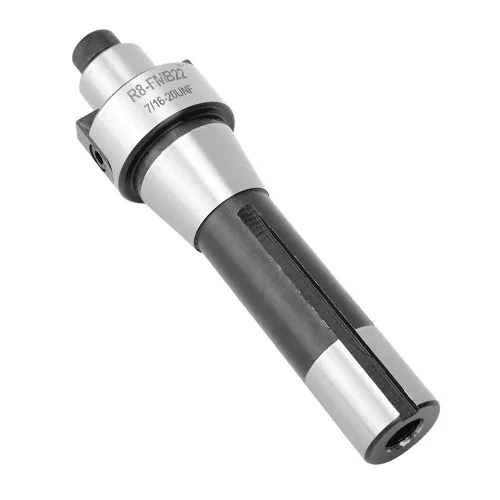 Vista 6 de R8 Fmb22 Shank Face Mill Arbor R8 Face Mill R8 Fmb22 7 16 20Unf Face End Mill Cutter con corte bajo para material múltiple