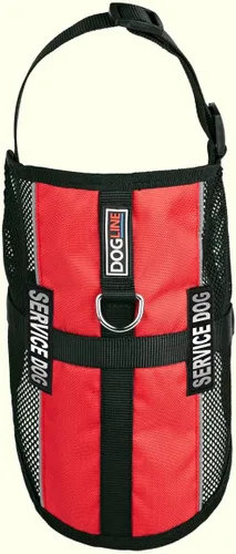 Vista 8 de Dogline Chaleco para perro de servicio, 17 x 21 pulgadas, rojo