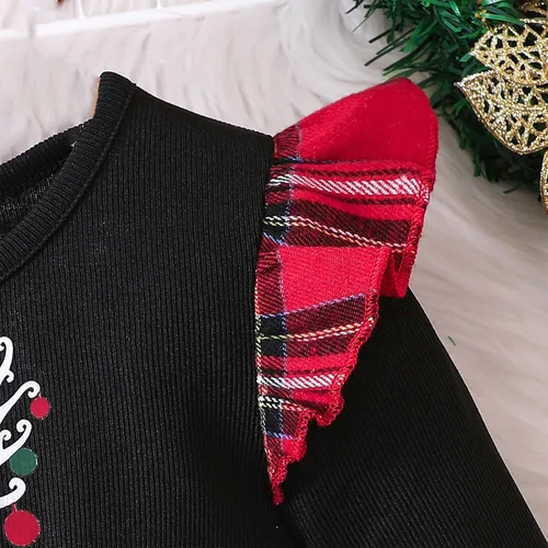 Vista 7 de Vestido de Navidad para niñas de 3 a 8 años