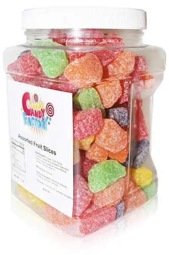 Vista 7 de Sarah's Candy Factory - Rebanadas de fruta surtidas (3 libras en frasco)