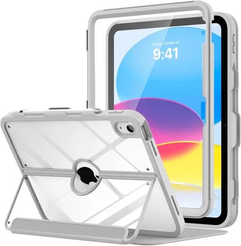 Vista 25 de MoKo Funda para iPad (A16) de 11ª/10ª generación con soporte para lápices A-Azul marino