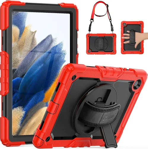 Vista 23 de SEYMAC Funda para Samsung Galaxy Tab A8 de 10.5 pulgadas (SM-X200/X205/X207), funda protectora resistente de cuerpo completo a prueba de golpes