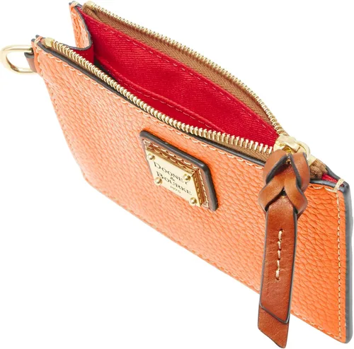 Vista 3 de Dooney & Bourke Billetera, billetera con cremallera de grano de guijarros