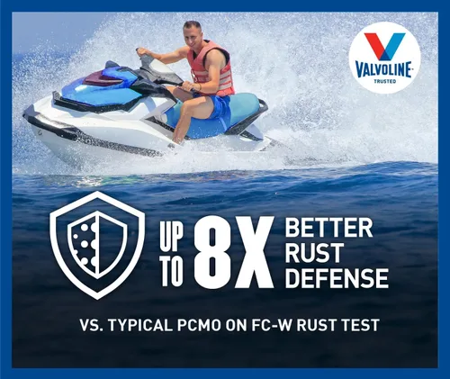 Vista 4 de Valvoline Aceite de motor sintético completo Powersport de 4 tiempos, 1 cuarto de galón