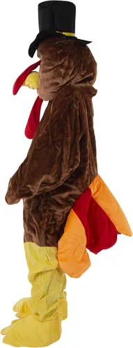 Vista 2 de Dress Up America Disfraz de pavo de Acción de Gracias de mascota, Multicolorido