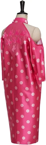 Vista 6 de Pretty in Pink - Disfraz de cosplay de Andie, vestido de lunares rosados, disfraz de baile de graduación para mujeres y niñas