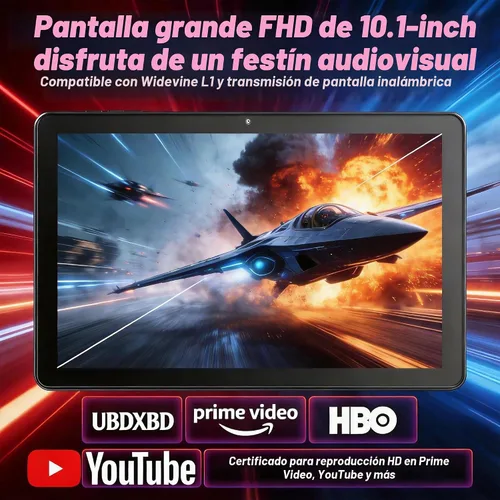Vista 3 de Tablet Android de 10 pulgadas con procesador Octa-Core