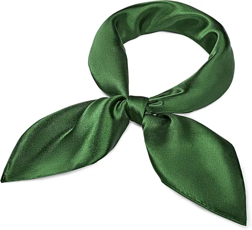 Vista 25 de American Trends Bufanda de seda para mujer, bufandas de satén para la cabeza, bufanda cuadrada para el cuello, bufanda ligera de seda como bandana