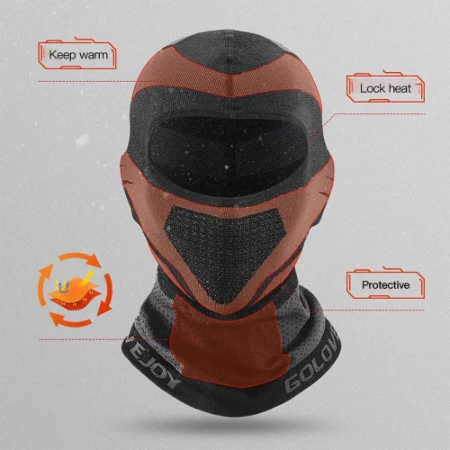 Vista 4 de Zsling Máscara de esquí, pasamontañas de invierno para hombres y mujeres, equipo de clima frío, esquí, snowboard, motociclismo, correr, color negro