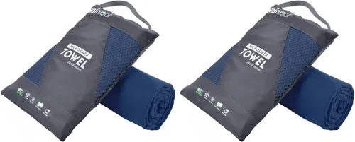 Vista 35 de Toalla de microfibra Rainleaf perfecta para viajes y gimnasio y camping. Secado rápido - Super absorbente - Ultra compacta - Liviana. Adecuada