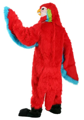Vista 9 de Disfraz de Mascota Adulto Loro Multicolor