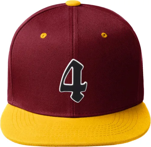 Vista 283 de Daxton Gorra clásica con visera de billete plano con letras del alfabeto inglés antiguo de la A a la Z