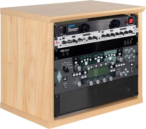 Vista 12 de Gator Frameworks Serie de Muebles Elite 2U Estante de Estudio de Escritorio de Madera en Acabado Negro Estándar (GFW-ELITERK-2U-BLK)