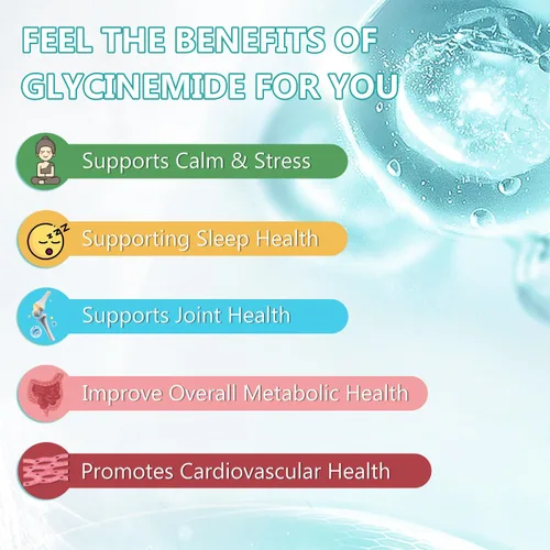 Vista 4 de CANLIST Suplementos de glicinato de magnesio de 450 mg para la salud ósea y muscular, apoya el sueño profundo, relajación muscular y alivio