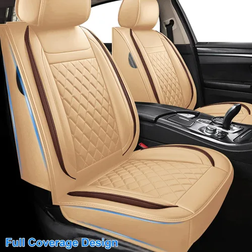Vista 5 de Fundas de asiento de automóvil de ajuste universal para vehículos de 5 asientos, cobertura completa, protector de asiento para Camry Corolla RAV4