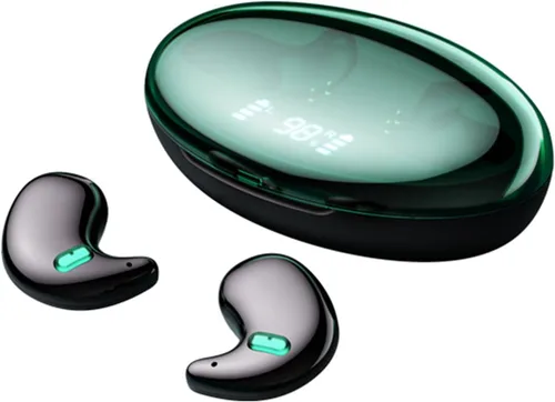 Vista 14 de Auriculares para dormir, inalámbricos Bluetooth, auriculares invisibles, cómodos con cancelación de ruido, para dormir de lado, para insomnio Rosado