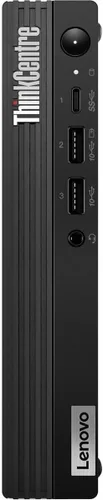 Vista 3 de Lenovo ThinkCentre M70q Gen 3 Mini PC - Computadora de escritorio Intel Core i5 Hexa-core de 12ª generación con RAM DDR4 de 16 GB, SSD NVMe de 256
