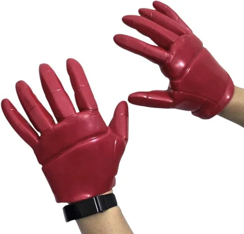 Vista 5 de yuandan Guantes de cosplay de película, guantes de cosplay de figura de película, guantes de disfraces de Halloween, accesorios de regalo para niños