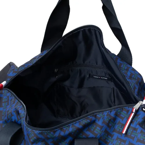 Vista 4 de Tommy Hilfiger Bolso de lona Jackson para hombre, Azul MarinoVerde