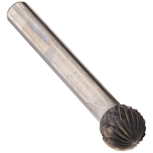 Vista 63 de Drill America SA-1 Rebaba de carburo/lima giratoria cilíndrica de doble corte para amoladora de troquel de 1/4" de diámetro x 5/8" de longitud