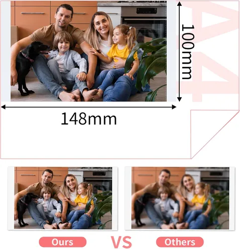 Vista 4 de Compatible con Canon Selphy CP1500 Tinta y Papel KP-108IN KP108 - Cartuchos de tinta de 3 colores y 108 hojas de papel fotográfico brillante de 4x6