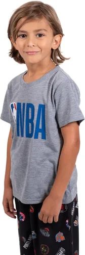 Vista 2 de Ultra Game NBA - Pijama de 2 piezas para niños, conjunto de pantalón y camisa