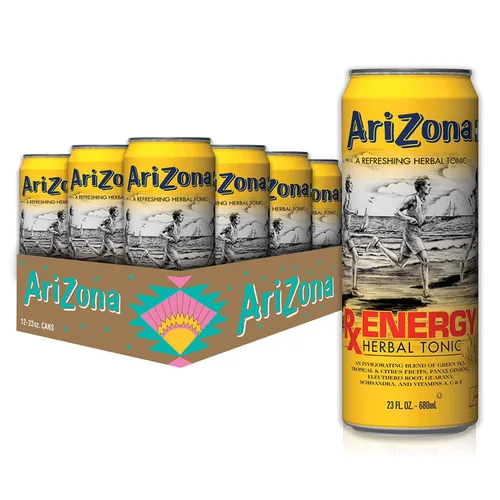 Vista 3 de Arizona Lata de té verde, limonada, 23 onzas (paquete de 24)