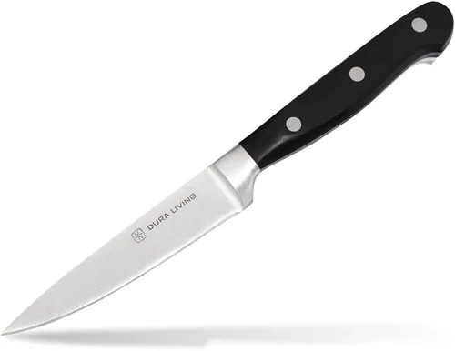 Vista 31 de DURA LIVING Juego de 2 cuchillos de cocina de alta calidad, cuchillo utilitario ultraafilado de 5 pulgadas y cuchillo de pelar de 3.5 pulgadas