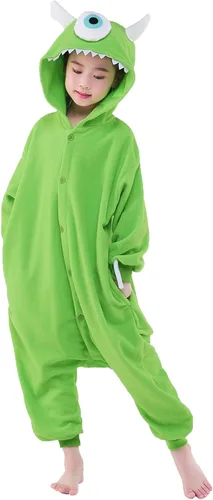 Vista 3 de GONAAP Unisex Kids Onesie Plush One Piece Pajamas Cosplay Animal Onesie Girls Family Costume