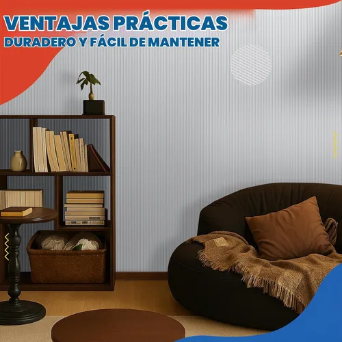 Vista 7 de Paquete de 5 paneles acústicos, paneles acústicos de pared de 47.2 x 23.6 x 0.4 pulgadas, grandes paneles insonorizados, paneles autoadhesivos a
